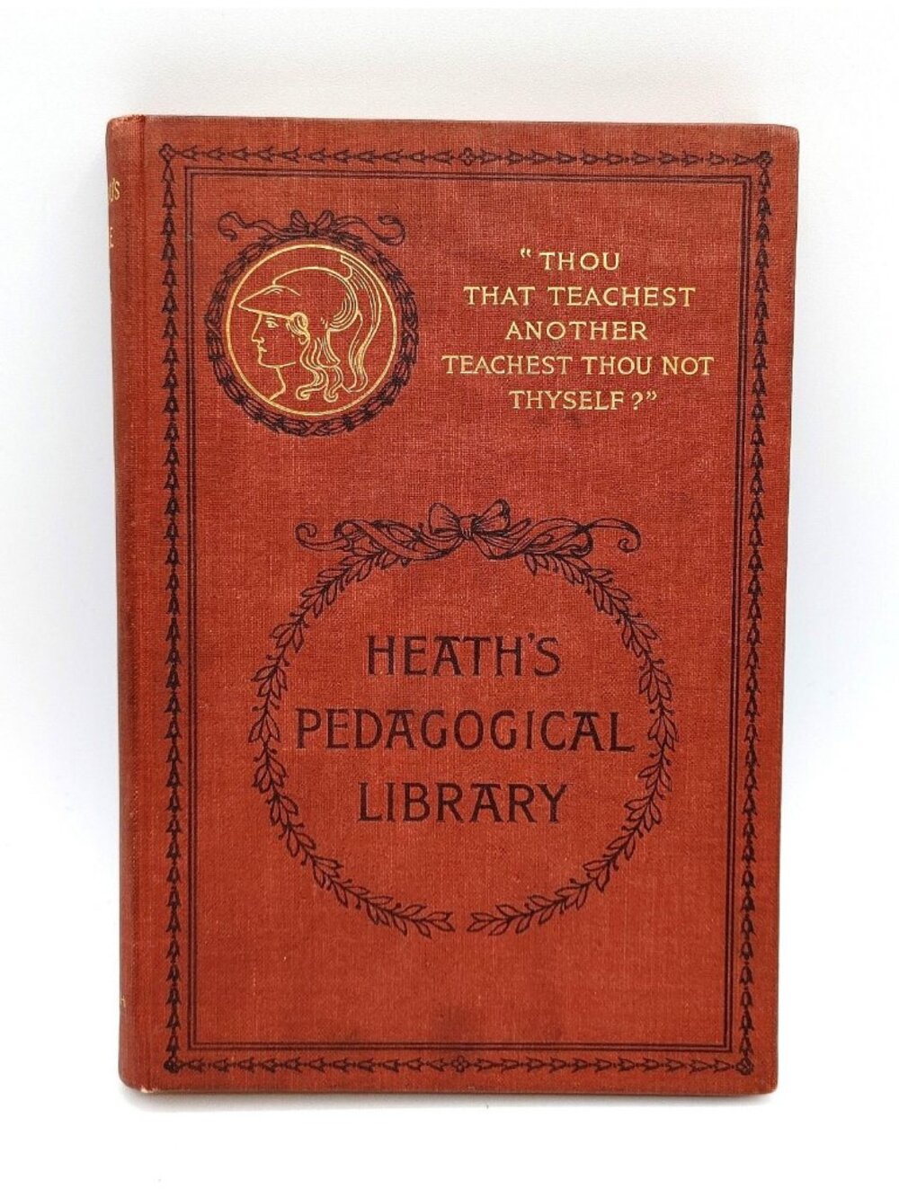 Vintage 1892 Emile or Concerning Education by ROUSSEAU Heath’s Pedagogical Book